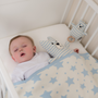 Design objects - Organic Cotton Baby Blanket, GOTS Certified, Star - SEVIRA KIDS