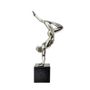 Sculptures, statuettes et miniatures - Homme en équilibre gris sur socle - SOCADIS