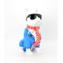 Sculptures, statuettes et miniatures - Chien assis costume/lunettes - SOCADIS