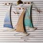 Other wall decoration - Structure 3 sailboats in the wind metal +wood - SOCADIS
