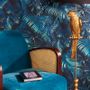 Armchairs - Petrol blue canage chair - SOCADIS