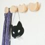 Design objects - Set of four beech wood hooks - BRIKI VROOM VROOM