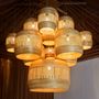 Objets de décoration - Lampes suspendues en bambou faites à la main DESRTOBO, lampes suspendues, grappe - BAMBUSA BALI