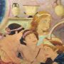 Decorative objects - Painting, old painting inspired of the greek antiquity, a symposium among greek gods, - SILO ART FACTORY