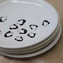 Everyday plates - HAND PAINTED CERAMICS - KISS KISS DESIGN - COOL COLLECTION