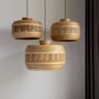 Objets de décoration - Lampes suspendues en bambou faites à la main DESRTOBO, lampes suspendues, grappe - BAMBUSA BALI