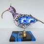 Sculptures, statuettes et miniatures - Fleur bleue - ARTBOULIET