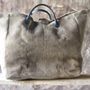 Bags and totes - BURLAP TOTE OR JUDEE BITUMEN COATED COTTON TOTE - ANNE BACQUIE