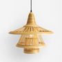 Objets design - Lampe suspendue à la main en bambou KARIMATA/suspension en bambou - BAMBUSA BALI