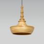Decorative objects - BURMA handcrafted bamboo hanging lampshade, cluster of pendant lights - BAMBUSA BALI