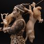 Sculptures, statuettes et miniatures - La chasse abondante, sculpture en ivoire de mammouth - TRESORIENT