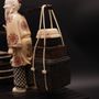 Sculptures, statuettes et miniatures - Sage au manteau de longue vie, sculpture en ivoire de mammouth et bois - TRESORIENT