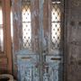 Design objects - Ancient Greek doors from the previous century since 1900, neoclasic wooden decorative element with rail - SILO ART FACTORY
