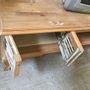 Shelves - Television table furniture, creation made of pieces of old Greek furniture, old Greek wood - SILO ART FACTORY
