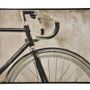 Tableaux - Tableau bicyclette sepia 60*90 cadre noir - SOCADIS