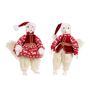 Christmas table settings - LAPLAND SQUIRREL BOY/GIRL DOLL Christmas Decoration - GOODWILL M&G