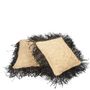 Fabric cushions - The Raffia Cushion Square - Natural, Large - BAZAR BIZAR - DONT USE