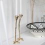 Decorative objects - Long Legs Gold Edition Candle Holder - Pack of 2 - JASMIN DJERZIC