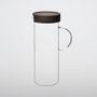Tea and coffee accessories - Water Pitcher with Taiwan Acacia Lid 600ml / 1000ml - TG