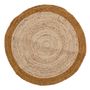 Other caperts - Handwoven round jute rug with contrasting edge - LA MAISON DE LILO