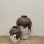 Pottery - Old White Washed Chinese Jars - THE SILK ROAD COLLECTION