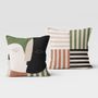 Fabric cushions - Our selection of graphic and arty velvet cushions - SHANDOR