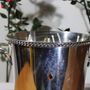 Decorative objects - PRESTIGE CANDLE IN SILVER METAL - LUXA NATURA