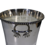 Decorative objects - PRESTIGE CANDLE IN SILVER METAL - LUXA NATURA