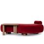 Lounge chairs - Greenapple Chaise Longue, Minho Chaise Longue, Red Velvet, Handmade in Portugal - GREENAPPLE DESIGN INTERIORS