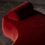 Lounge chairs - Greenapple Chaise Longue, Minho Chaise Longue, Red Velvet, Handmade in Portugal - GREENAPPLE DESIGN INTERIORS
