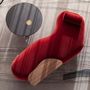 Chaises longues - Chaise longue Greenapple, chaise longue Minho, velours rouge, fabriquée à la main au Portugal - GREENAPPLE DESIGN INTERIORS