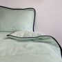 Bed linens - Nina Organic Cotton Double Gauze Two-Tone Bar Bed Set - BIHAN