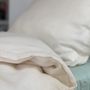 Bed linens - ALICE - Organic Cotton Double Gauze Plain Single Duvet Cover Set - BIHAN