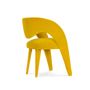 Chaises - Chaises de Salle à Manger Laurence Modernes, En Velours Jaune, Fabriquées à la Main au Portugal par Greenapple - GREENAPPLE DESIGN INTERIORS