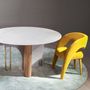 Chairs - Modern Laurence Dining Chairs, Yellow Velvet, Handmade in Portugal by Greenapple - GREENAPPLE DESIGN INTERIORS