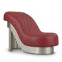 Sofas - Greenapple Armchair, Mons Armchair, Red Leather, Handmade in Portugal - GREENAPPLE DESIGN INTERIORS