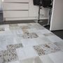 Bespoke carpets - Natural Beige Cowhide Rug - TERGUS