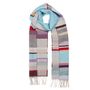 Scarves - Lambswool Scarf Dorvigny - turquoise - WALLACE SEWELL