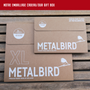 Decorative objects - Metalbird Woodpecker outdoor decoration - METALBIRD