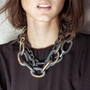 Bijoux - Chains collier 16 maillons - CHRISTINE'S - HANDMADE DESIGNERS ACCESSORIES
