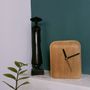 Clocks - Table Clocks rectangle 20x 15cm made of Palm trees leaves - ARECABIO