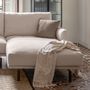 Sofas for hospitalities & contracts - Galene beige 4-seater sofa with left chaise longue 314 cm - KAVE HOME