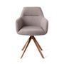 Chairs for hospitalities & contracts - Kinko Dining Chair - Earl Grey, Turn Rose Gold - JESPER HOME