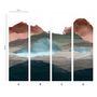 Other wall decoration - Wallpanel Line Water Ombre - PAPERMINT