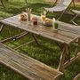 Tables de jardin - Table de jardin en bambou pour extérieur et picnic - APERO CONCEPT