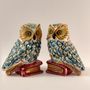 Decorative objects - Owl Bookends - AGATA TREASURES