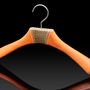 Customizable objects - Leather sheathed wooden hanger. IMPERIAL Collection - AUTHENTIQUES PARIS