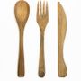Forks - Reusable bamboo cutlery set - PANDA PAILLES