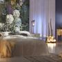 Hotel bedrooms - Wallcovering Bouquet - LA AURELIA DESIGN