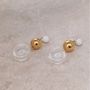 Jewelry - Oceanic queen gold earring  - LAJEWEL